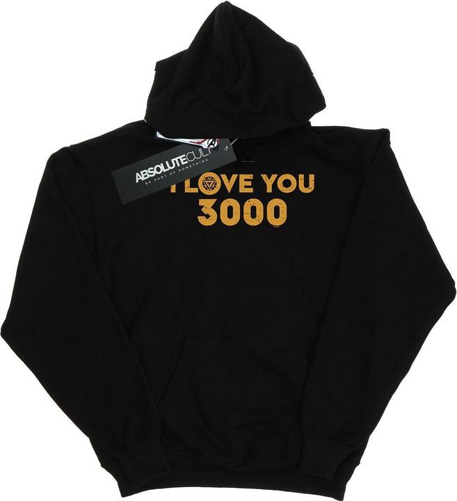 Immagine prodotto Avengers Endgame I Love You 3000 Arc Reactor Felpa con Cappuccio Ragazzi (128)