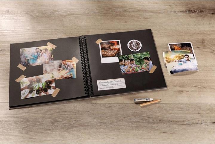 Actual product image Walther Design Fun 23x17 40 black pages spiral SA109A (17 x 3 cm)