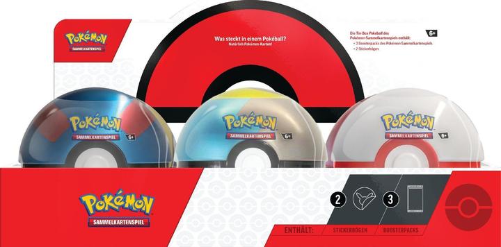 Actual product image Pokémon Pokeball Tin (German, Tin)