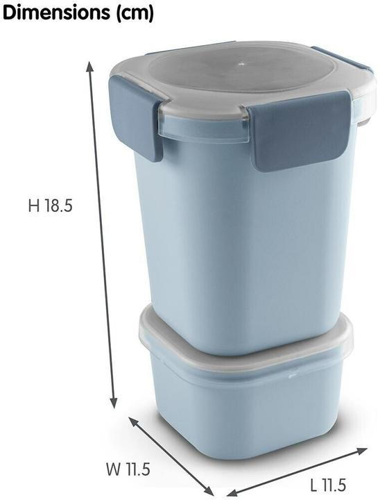 Sunware Sigma Home Food to go Lunchbecher blaugrau/dunkel