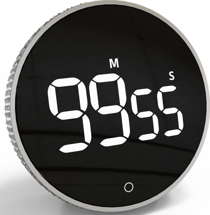 Produktbild Dayhome Digitaler Timer/Stoppuhr YT6712-SR, mit Magnet, silber