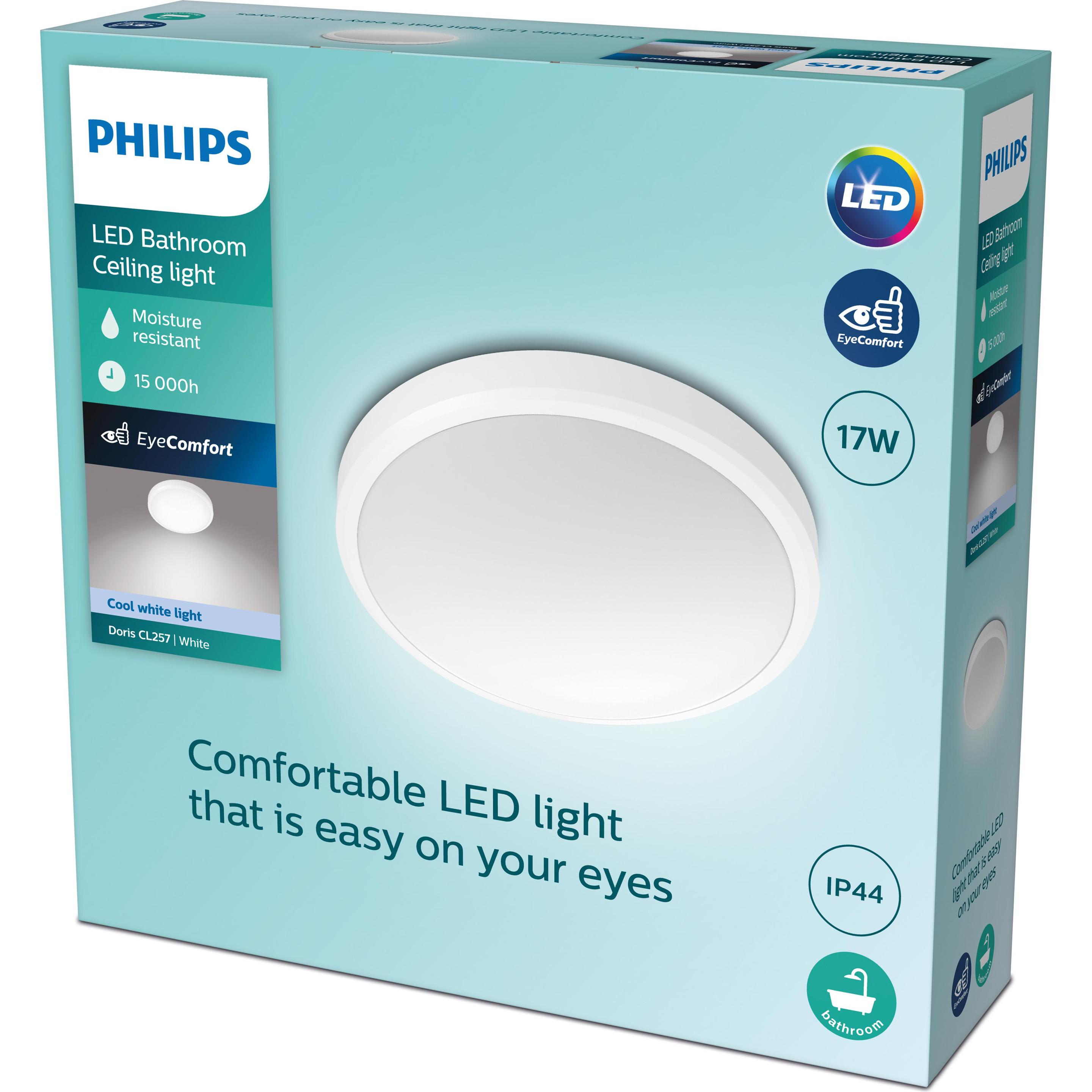 Thumbnail - Philips, Wandleuchte + Deckenleuchte, Doris (1700 lm)