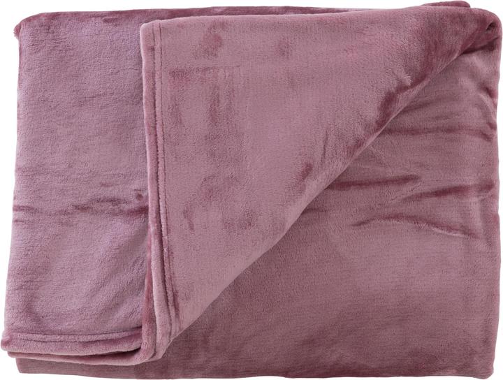 Produktbild Gözze Microfaserdecke Memphis Altrosa (200 x 150 cm)