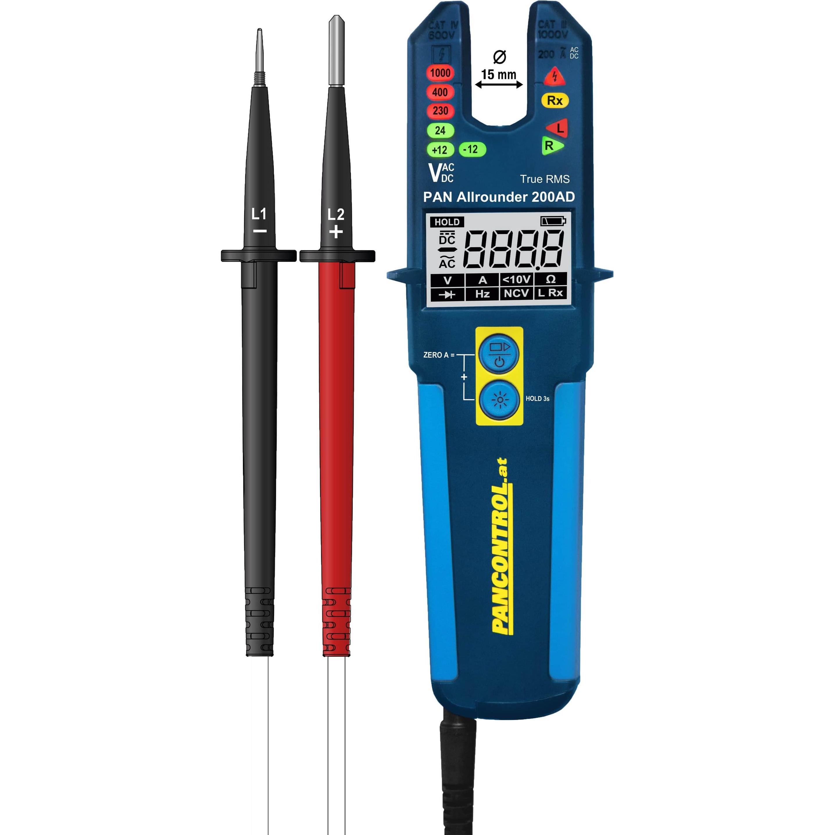 Pancontrol, Multimeter, Stromzange PAN Allrounder 200AD