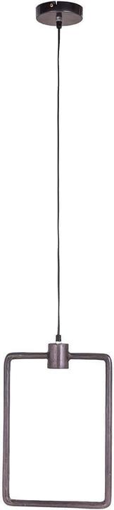 Actual product image Edg Hanging Lamp Brass Rectangular Black (E27)