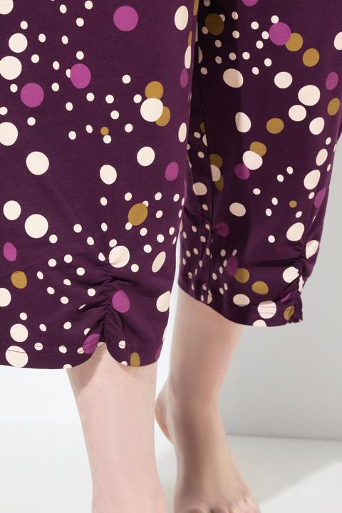Produktbild Ulla Popken Pyjama, Punkte, V-Ausschnitt, Langarm, Taschen (56)