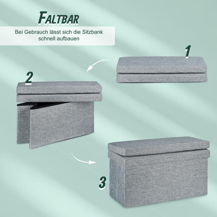 Actual product image Relaxdays Foldable seat stool