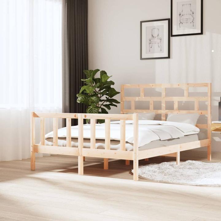Actual product image vidaXL Bettrahmen (140 x 200 cm)