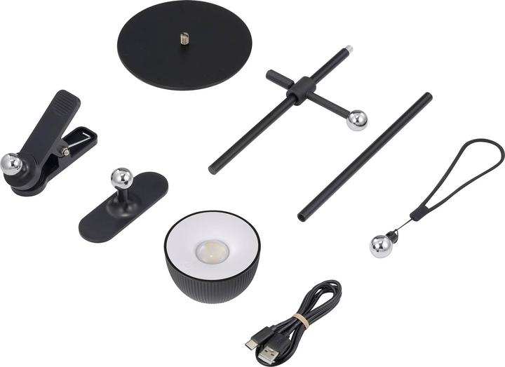 Actual product image Renkforce RF-6386962 LED table lamp LED black (220 lm)