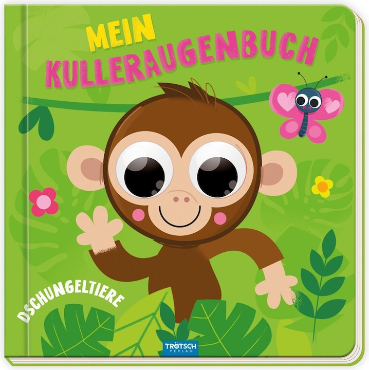Produktbild Pappenbuch mit Kulleraugen Mein Kulleraugenbuch Dschungeltiere (Deutsch, Trötsch Verlag GmbH & Co. KG, 2023)