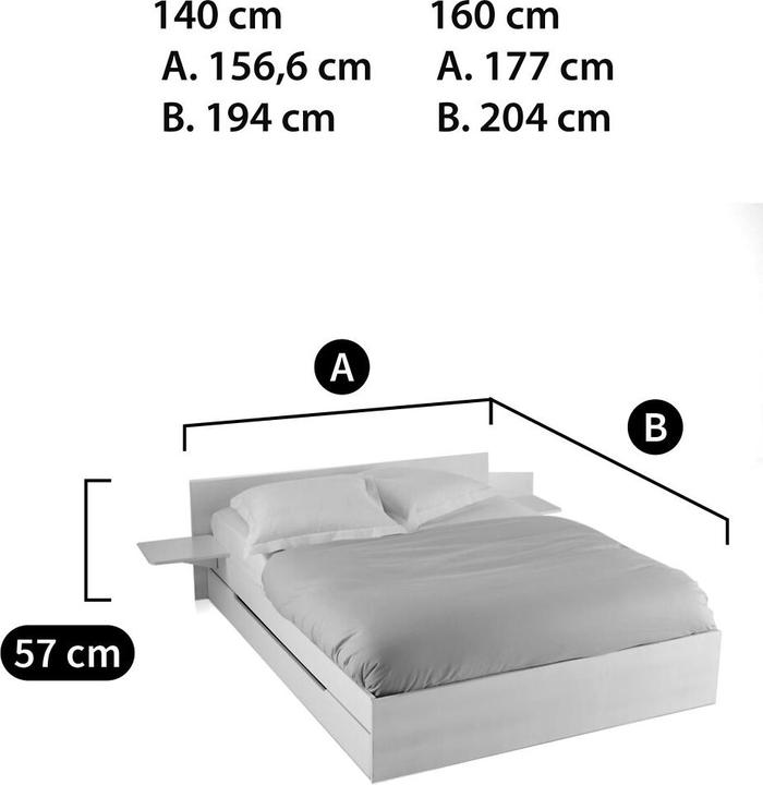 Produktbild La Redoute Interieurs Crawley (160 x 200 cm)