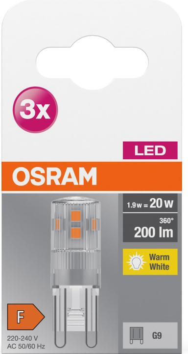 Productafbeelding Osram Basispen (G9, 20 W, 200 lm, 3 x, F)