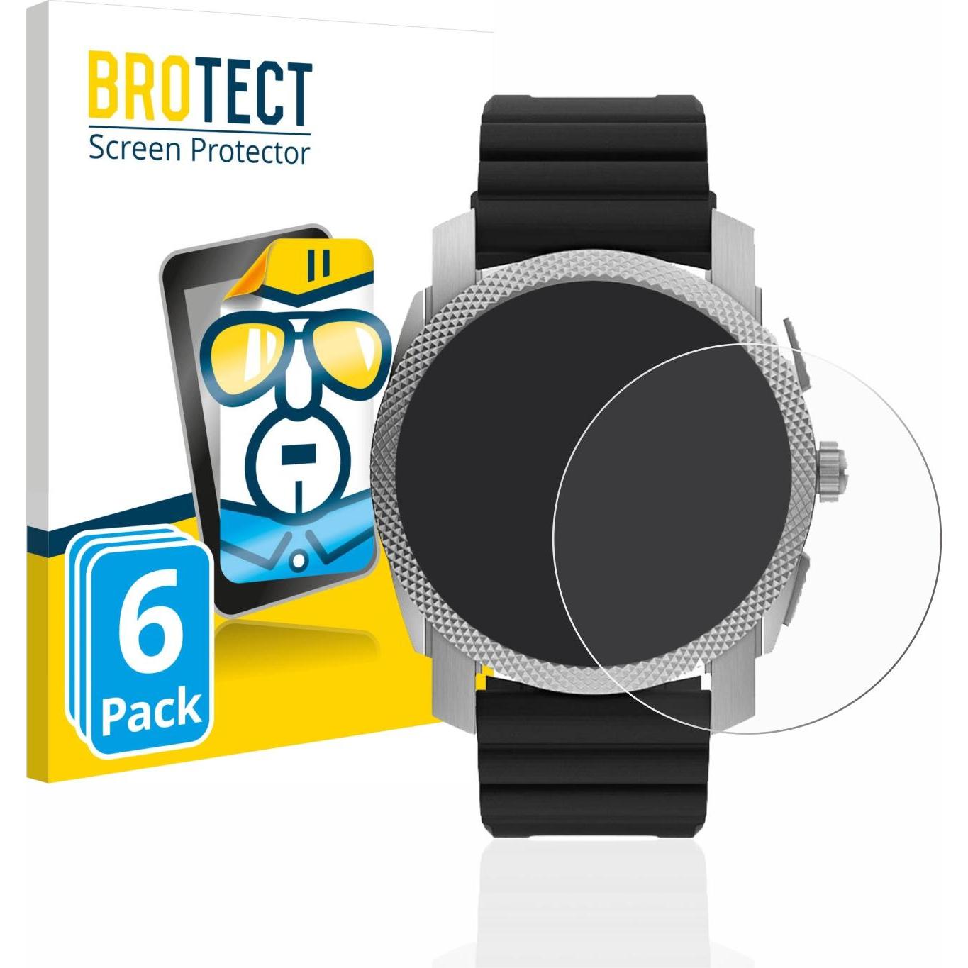 BROTECT Pellicola Trasparente, Pellicola protettiva per smartwatch, Trasparente