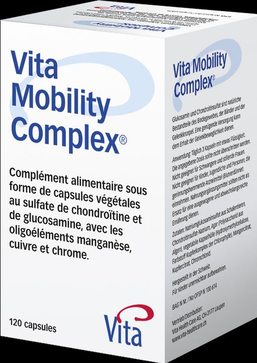 Nutritional values and ingredients Vita mobility complex (120 Piece, Capsules, 102 g)