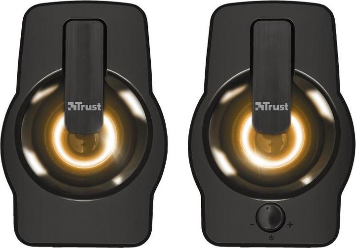 Actual product image Trust Speaker||Gemi RGB|PMPO 12 Watt|1xAudio-In|Black|22948