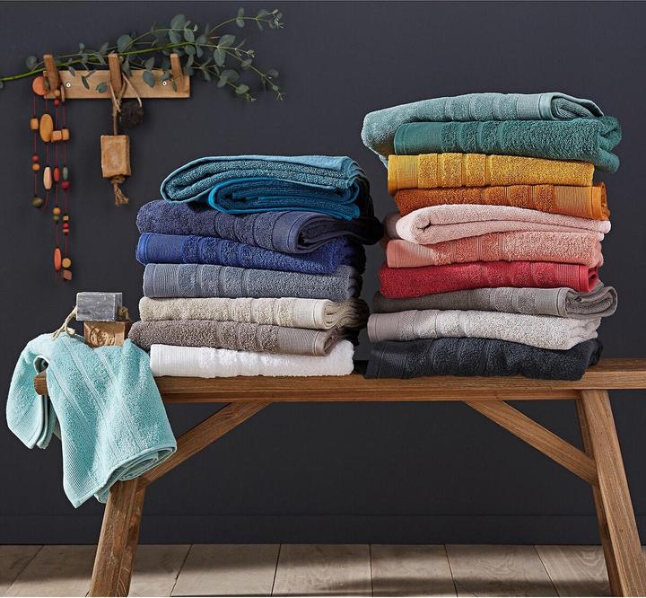 Actual product image La Redoute Interieurs 4-pack of Zavara terrycloth guest towels (40 x 40 cm)