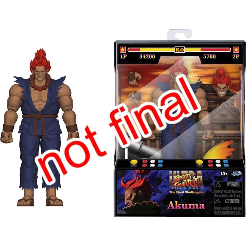 Jada Street Fighter II Akuma 6.2" Figure