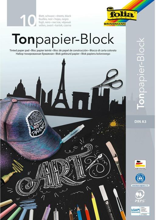 Folia Drawing & Craft Block A3 (A3, Plain, Hardcover)