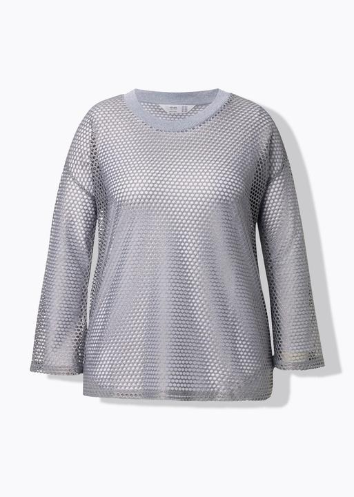 Produktbild Angel of Style Pullover, Lochstrick, Metallic-Effekt (54)