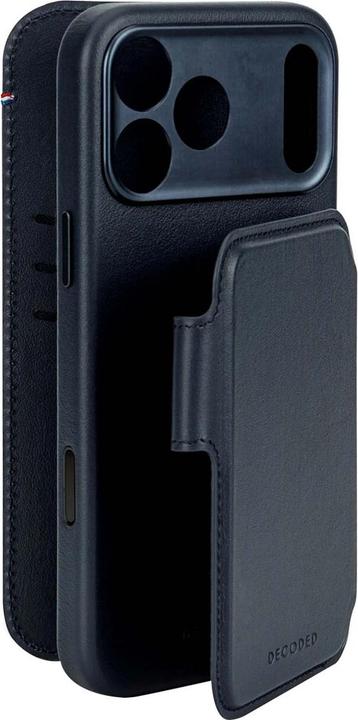 Actual product image Decoded Leather Detachable Wallet Apple iPhone 17 Pro Max Navy Shadow (Apple iPhone 17 Pro Max)