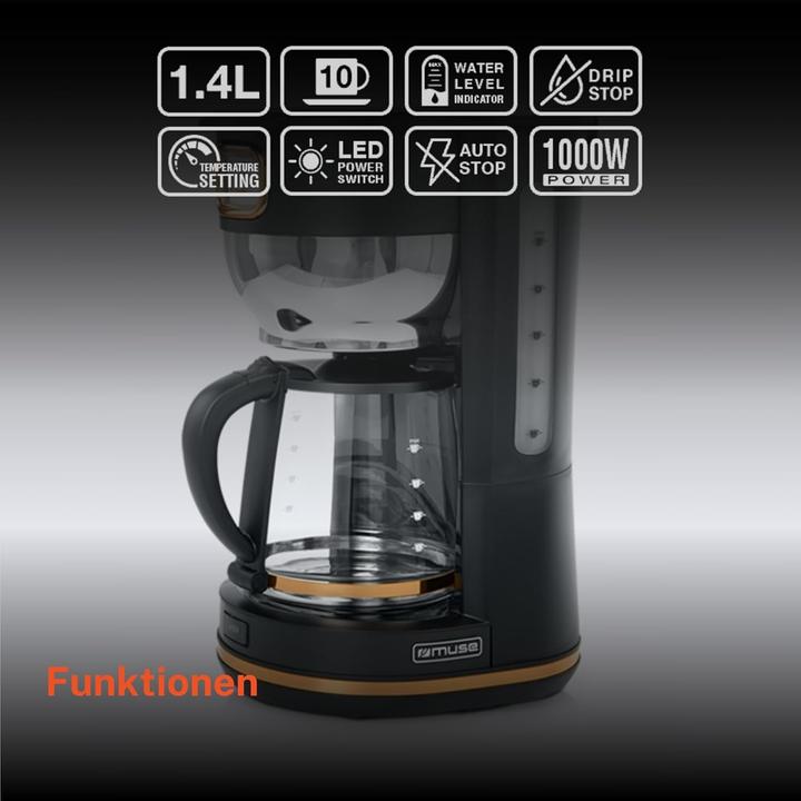 Actual product image Muse MS220 BC Coffee Maker black