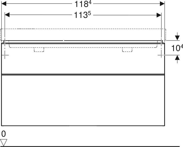 Produktbild Geberit 500.356.JK.1 (118.5 x 47 x 62 cm)