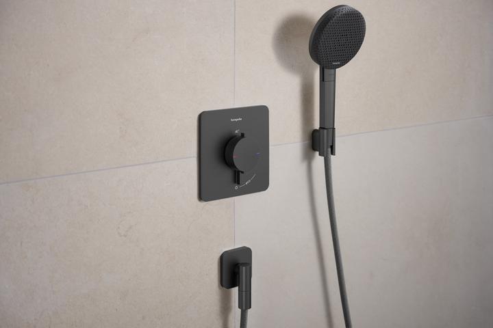 Actual product image hansgrohe Thermostatic Shower and Bathtub Mixer with SafetyStop at 40°C