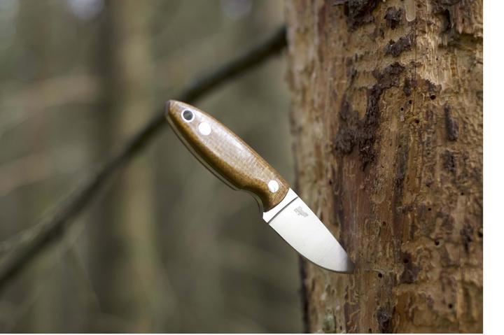Actual product image Brisa Scara 60 Mustard Micarta (6.10 cm)