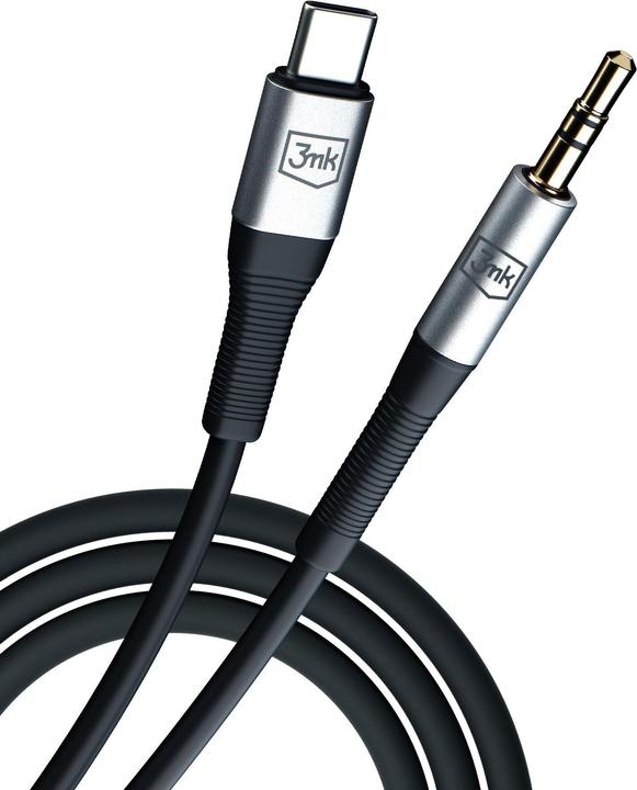 Image du produit 3MK USB C — 3.5mm Klinke (1 m, Jack 3,5 mm (AUX))