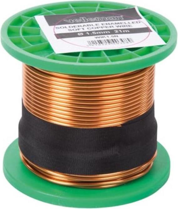 Actual product image Velleman Winding Wire Ø1.5Mm 21M 0.2 Ohm (21 m)