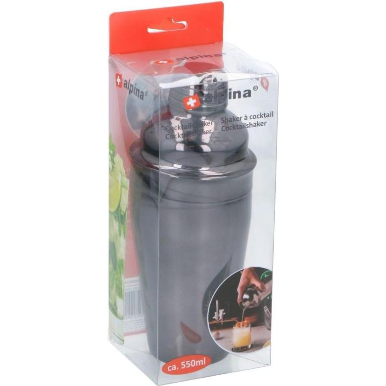 alpina, Accessori da bar, Cocktail Shaker 550ml Anyracyt (Shaker da cocktail)