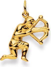 Image du produit Natsumi Schmuck Pendentif Signe du zodiaque Sagittaire en or jaune 18K/750 grand (750/18 K Or jaune)