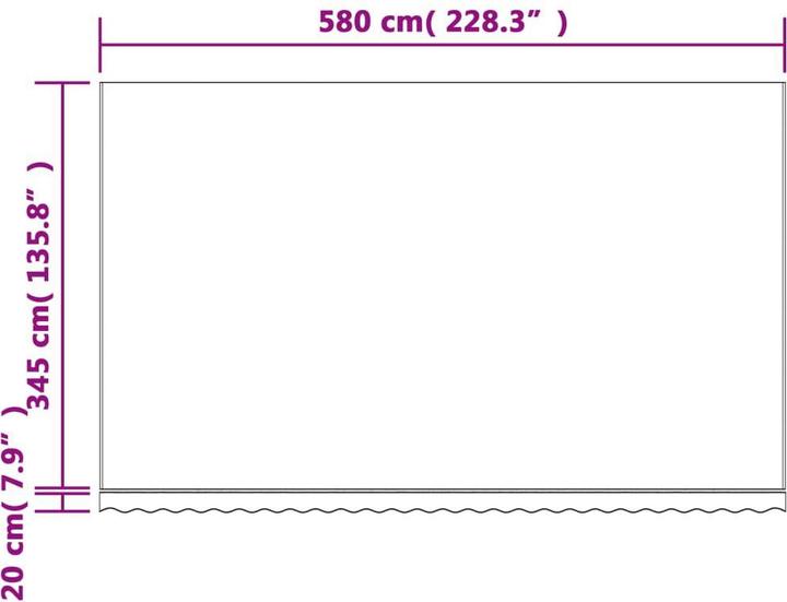 Produktbild vidaXL A–Zlem (3.50 m)