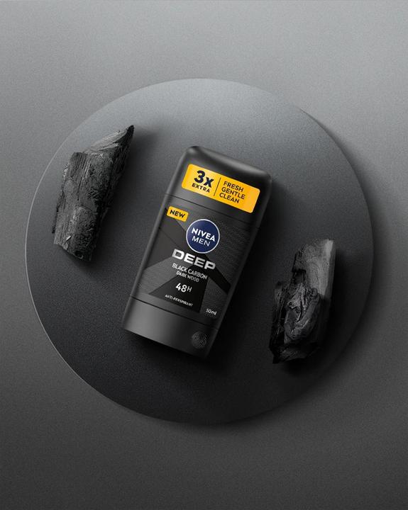 Produktbild NIVEA Deep Black Carbon Dark Wood (Stick)