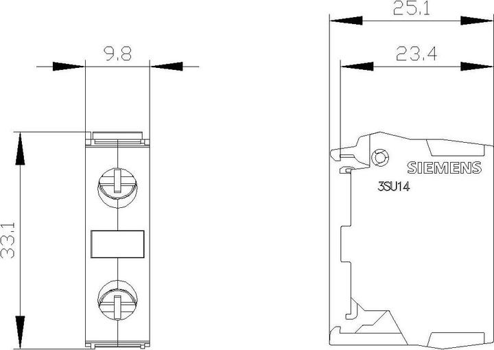 Actual product image Siemens Support point clamp