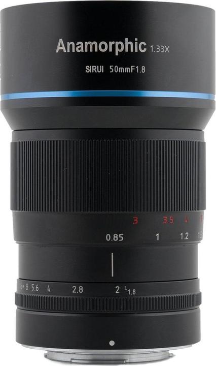 Immagine prodotto Sirui 50mm f1.8 Lente anamorfica, E-Mount (Sony E, APS-C / DX)