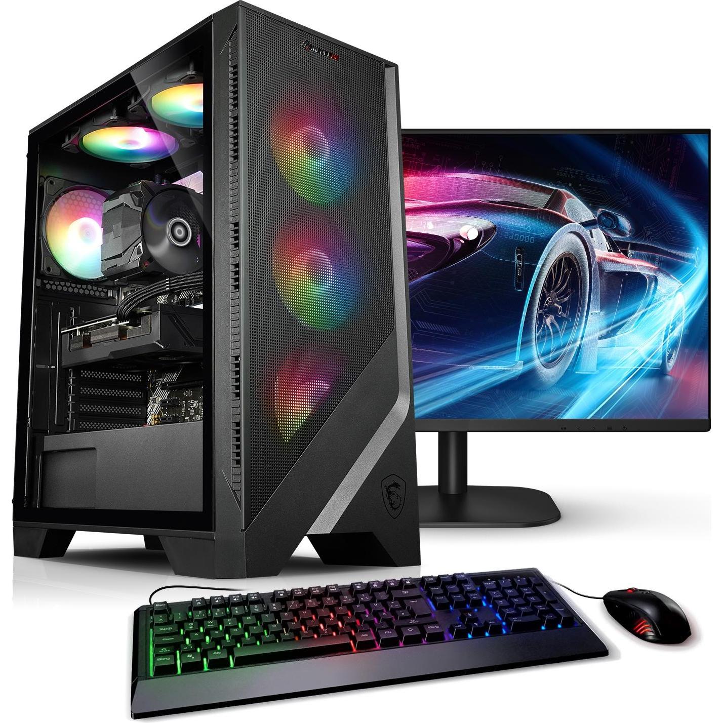 Kiebel Lightning 12 (Intel Core i7 12700KF, 32 GB, 1000 GB, GeForce RTX 3060), PC, Schwarz