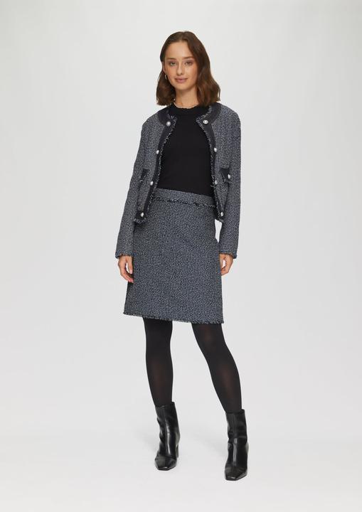 Produktbild S.Oliver Rock Bouclérock in Denim-Optik (44)