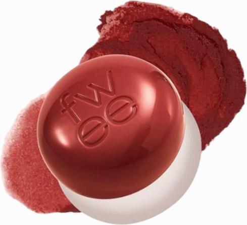 Actual product image Fwee Lip & Cheek Blurry Pudding Pot Faded Moment Memories Lightweight Modular (Violet)
