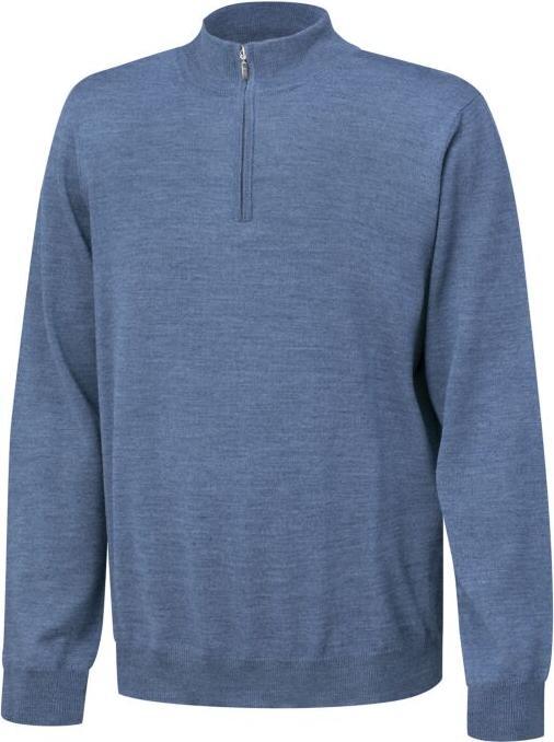 Produktbild Enrico Rosselli Pullover mit Merinowolle und Troyer Kragen (L)