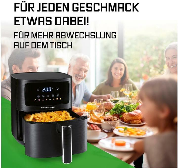 Produktbild Gourmetmaxx Heissluft-Fritteuse AirGenius S 4.5 l, Detailfarbe