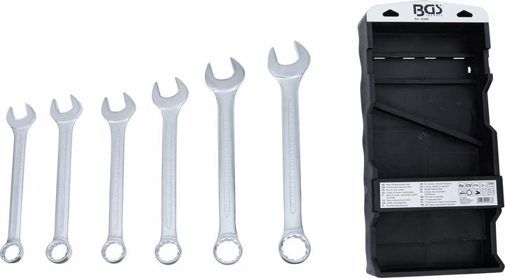Produktbild BGS Maul-Ringschlüssel-Satz extra lang SW 34 - 50 mm 6-tlg. (50 mm, 41 mm, 34 mm, 46 mm, 38 mm, 36 mm)