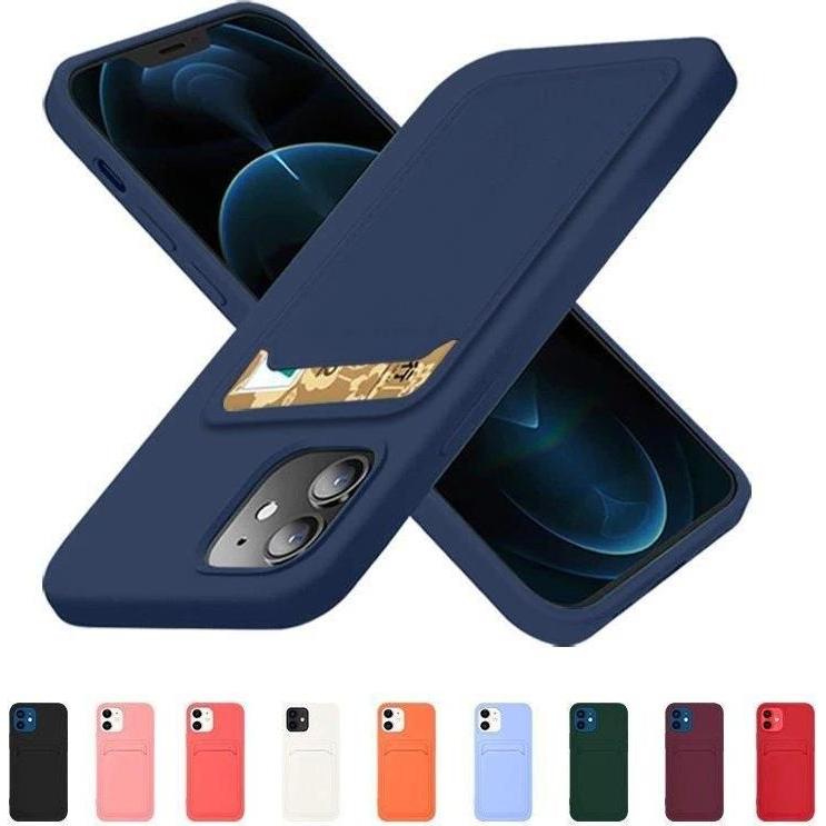 Thumbnail - Hurtel Card Case silicone case wallet with card pocket for Samsung Galaxy S22+ (S22 Plus) white (Samsung Galaxy S22+), S...