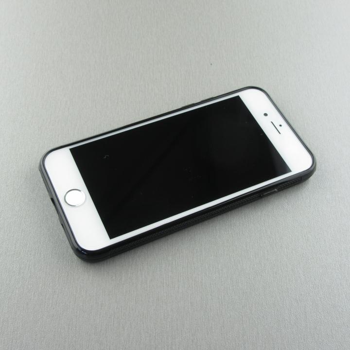 Produktbild PhoneLook Hülle Silikon schwarz Pink Flamingos Pattern (Apple iPhone 7)