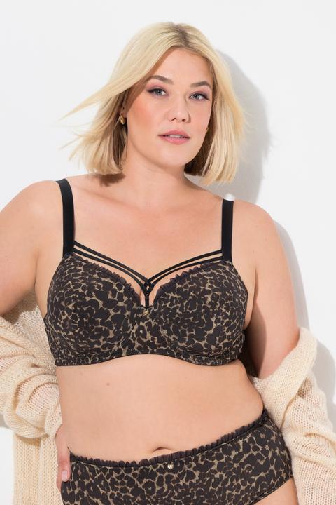 Immagine prodotto TruYou Reggiseno con ferretto, coppe morbide, design animalier e coppa B-F (100 D)
