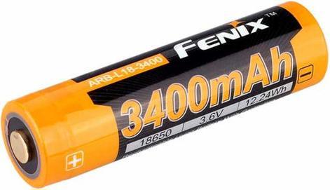 Actual product image Fenix Special Battery 18650 Flat-Top Li