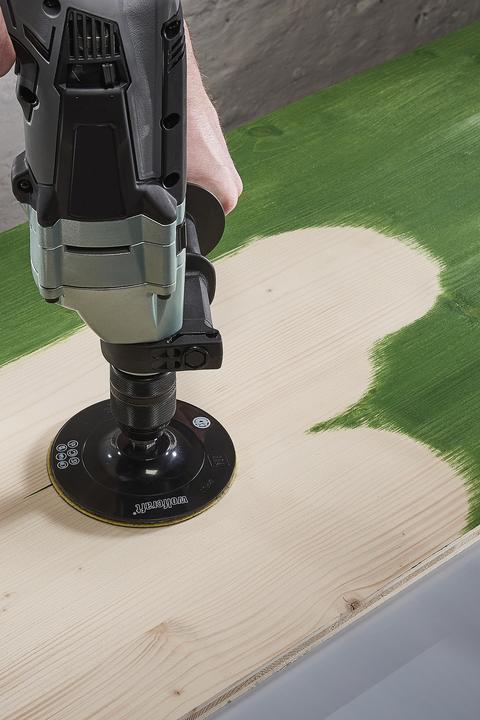 Actual product image wolfcraft 5 Adhesive grinding discs Aluminium oxide K180, ø125mm (180)