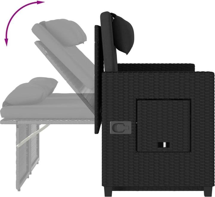 Image du produit vidaXL Ensemble salon de jardin 10 pièces avec coussins