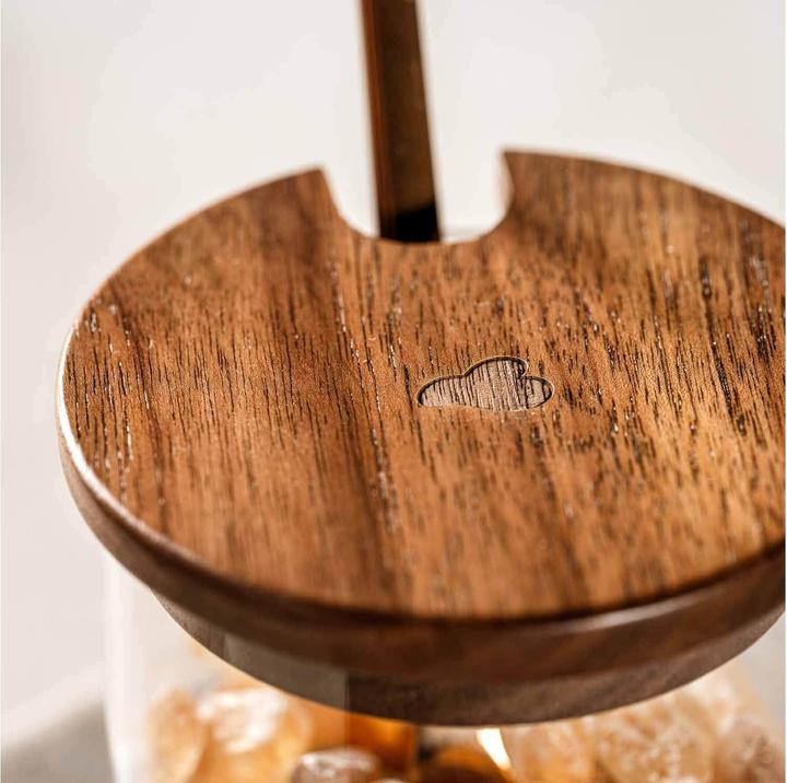 Actual product image Leonardo Zuckerdose Novo 4-teilig, Braun/Transparent (0.21 l)