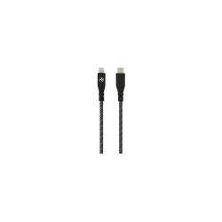 Thumbnail - Tellur Green Data cable Type-C to Lightning 3A PD60W 1m nylon black (1 m, USB 3.2 Gen 1), USB Kabel